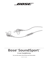 Bose SoundSport® in-ear headphones — Apple devices User manual