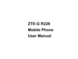 ZTE-G G-R228 User manual