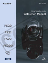 Canon FS-22 User manual