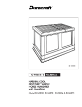 Duracraft DH8005 Owner's manual