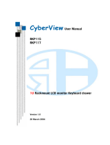 Cyber ViewAustin Hughes KVM Keyboard LCD Drawer