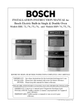 Bosch HBN 76 Series User manual