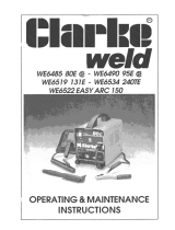 Clarke WE6485 Owner's manual
