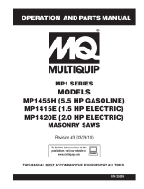 MQ Multiquip MP1420E User manual