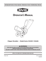 Rover 8cm Chipper Shredder Owner's manual