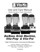 Vita-Mix High-Performance Commercial Blenders Operating instructions