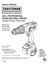 Craftsman 315271200 Owner's manual