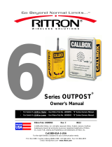 Ritron RQX-156-XT User manual