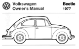 Volkswagen Beetle 1977 Owner's manual