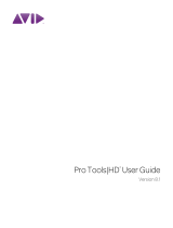 Avid Pro Tools HD 8.1 User guide