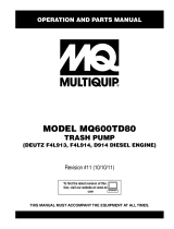 MQ Multiquip MQ600TD80 Specification
