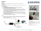 poly-planar MP3-KIT7-W User manual