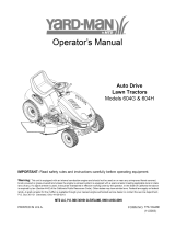 Yard-Man 604H Owner's manual