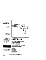 Craftsman 315271410 Owner's manual