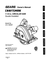 Craftsman 315108350 Owner's manual