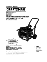 Craftsman 580.768050 User manual