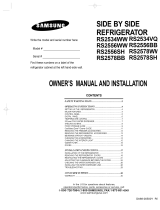 Samsung RS2556BB/XAA-00 Owner's manual