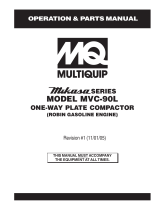 MQ Multiquip MVC90L User manual