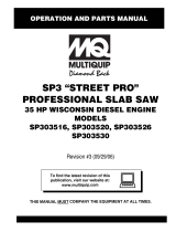 MQ Multiquip SP3035-series User manual