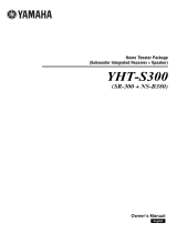 Yamaha YHT-380 Owner's manual