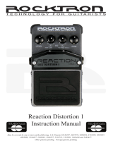 Rocktron Reaction Distortion 1 Owner's manual