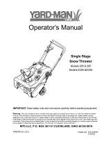 Yard-Man 295 Owner's manual