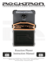Rocktron Reaction Phaser Owner's manual