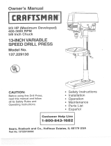 Craftsman 137.229130 Owner's manual