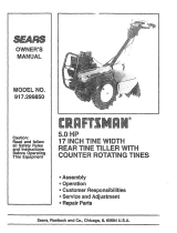 Craftsman 917299850 Owner's manual