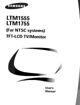 Samsung LTM1755 Owner's manual