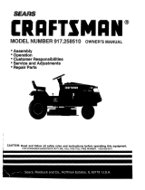Craftsman 917258510 Owner's manual