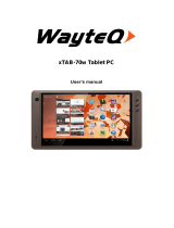 WayteQ xTAB-80 Owner's manual