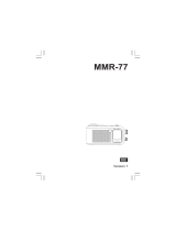 Sangean MMR-77 Owner's manual