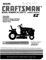 Craftsman 917259172 User manual