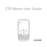 ZTE A415 Cricket Wireless User guide