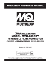 MULTIQUIP MVH406DSZ User manual