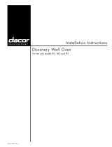 Dacor PO127AG Installation guide