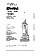 Sears Vacuum Cleaner User manual