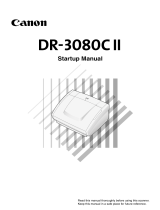 Canon imageFORMULA DR-3080CII User manual