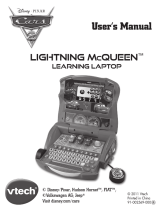 VTech Lightning McQueen Learning Laptop User manual