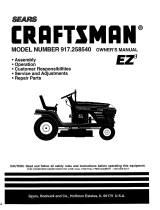 Craftsman 917.258540 Owner's manual