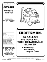 Craftsman 113170330 Owner's manual