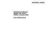 Vauxhall Vivaro 2014 User manual