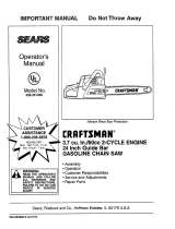 Craftsman 358.351240 Owner's manual