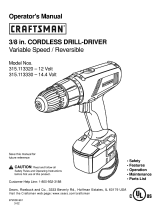 Craftsman 315.113330 Owner's manual