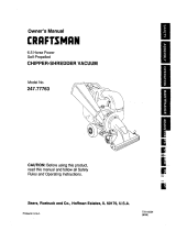 Craftsman 247.77763 User manual