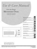 Frigidaire GLMV169GBA Owner's manual