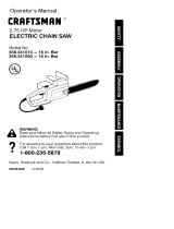 Craftsman 358341010 Owner's manual