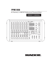 Mackie PPM1008 Owner's manual