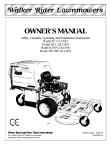 Walker MT, MTL, MTEFI, MTLEFI User manual